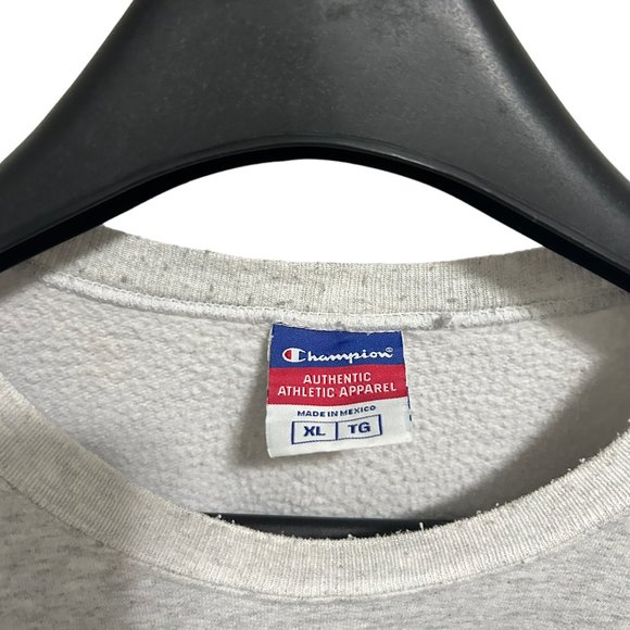 Champion Youngstown State Crew Neck Pullover Sweatshirt Size XL Gray - Picture 5 of 6